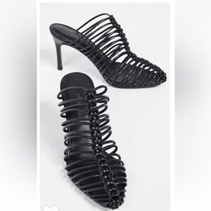 NWOB 3.1 Phillip Lim Sabrina Caged Mule.  Black . Size 37.